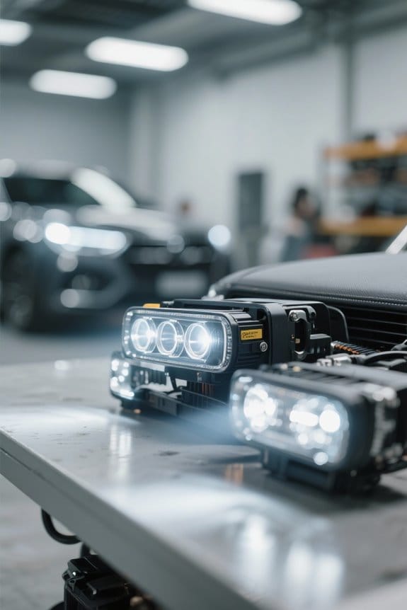 car interior light selection