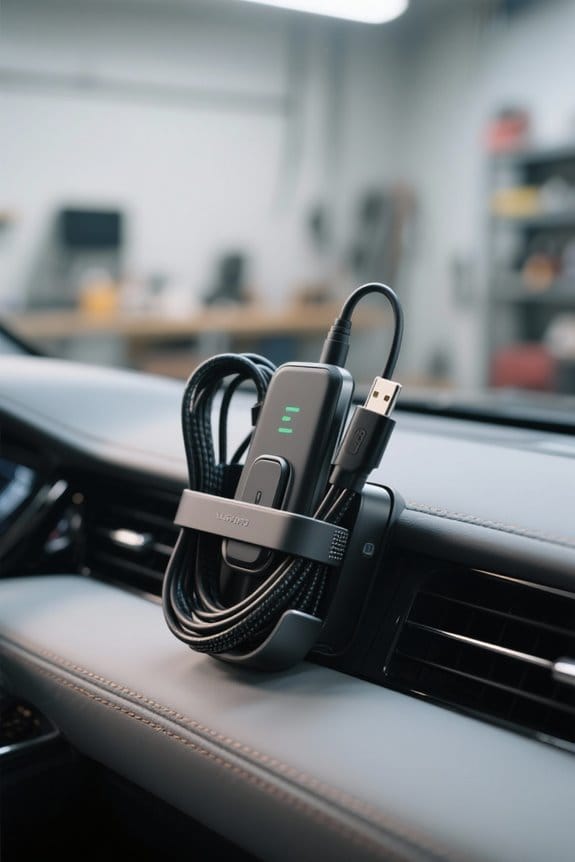 charging cable organizer features