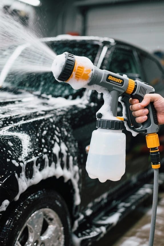 foam cannon compatibility and features