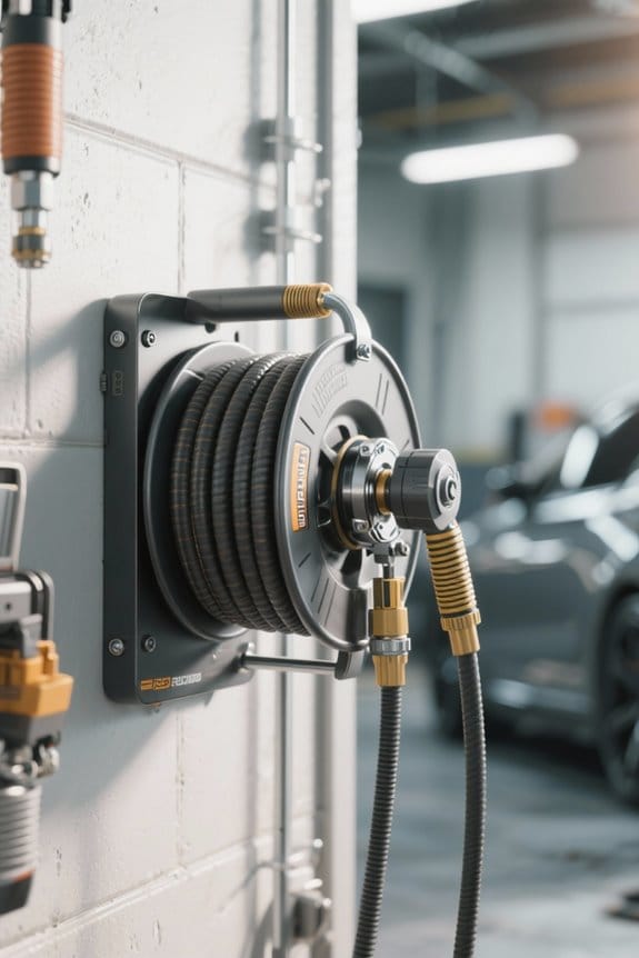 hose reel wall mount considerations