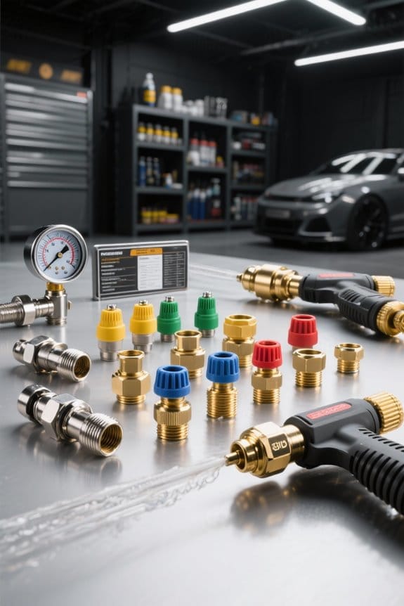 nozzle types and pressure