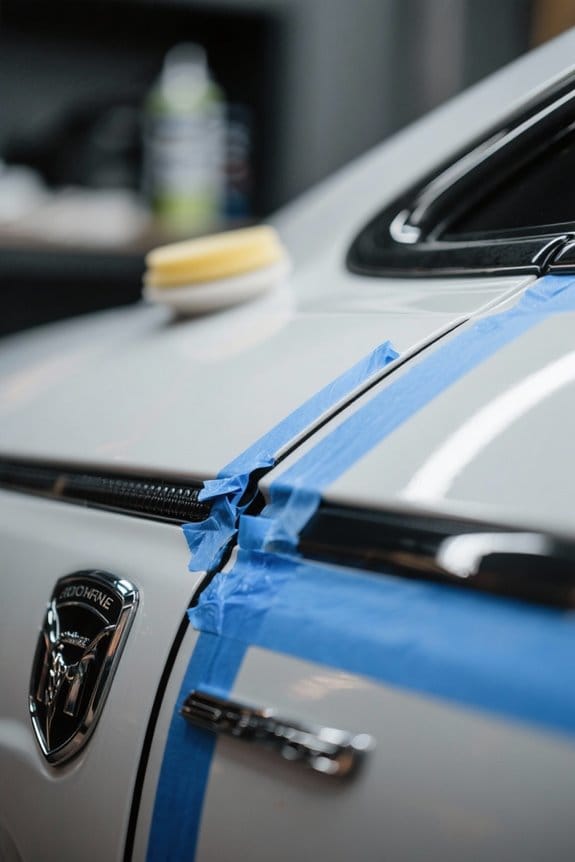 proper masking prevents residue