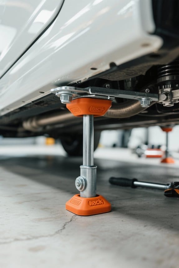 safe vehicle jacking preparation
