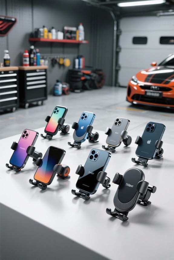top car phone holders