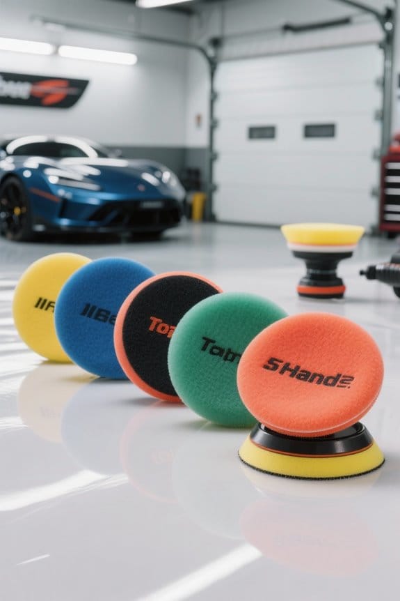 top hand polishing pads