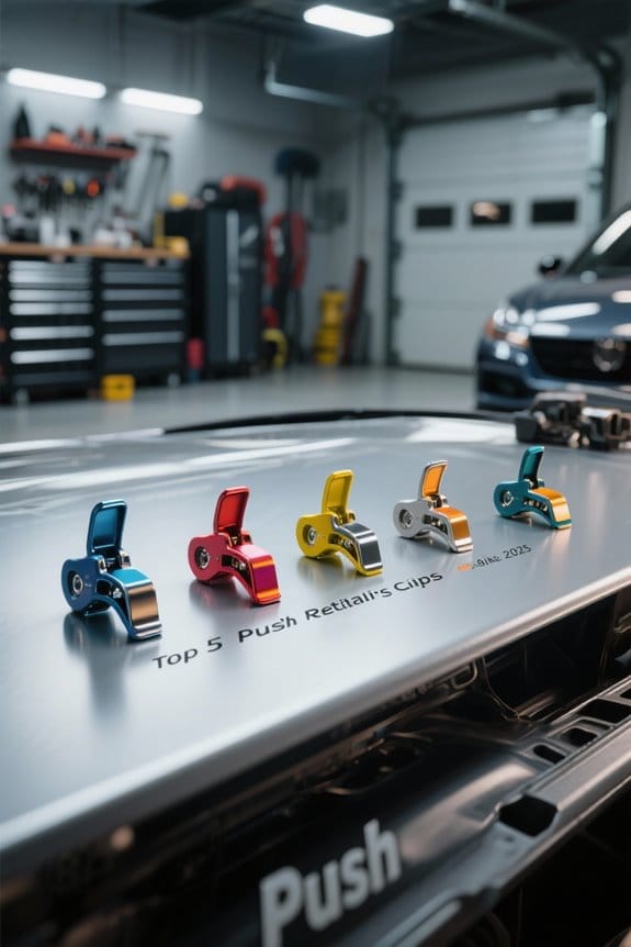 top push retainer clips