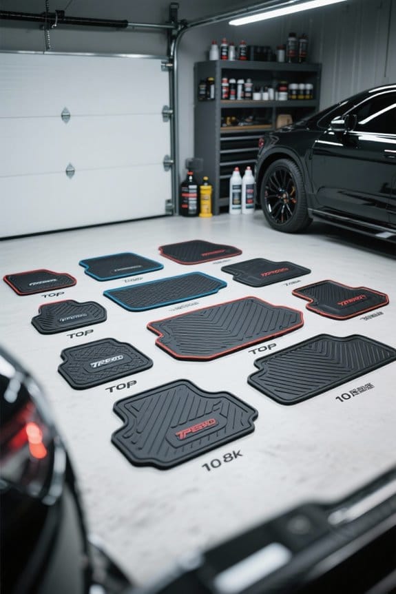 top rubber cargo mats