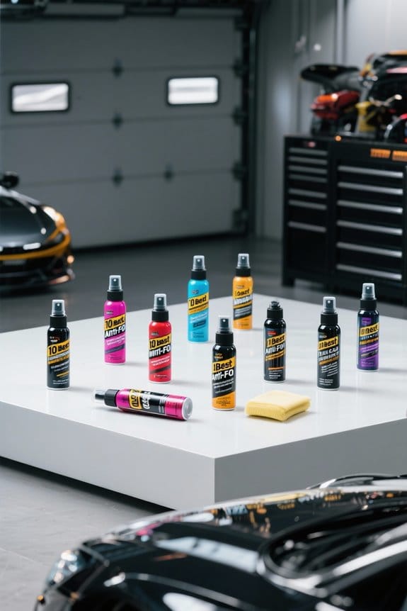 top windshield anti fog sprays