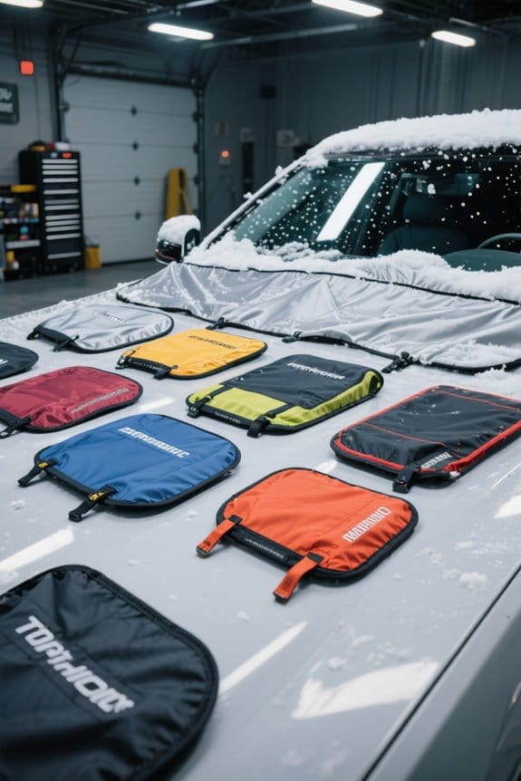 winter car protection covers